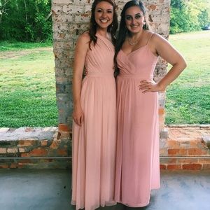 LAST CHANCE- DONATING Long Dusty Pink Formal Dress